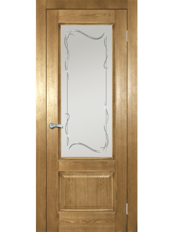 Классика ДГОБ 1.41 Светлый Антик, багет с тиснением, 2000x400