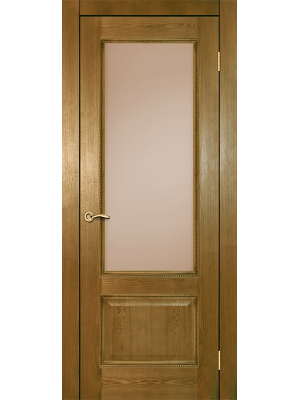 Классика ДГОБ 2 Светлый ясень, багет с тиснением, 2000x800