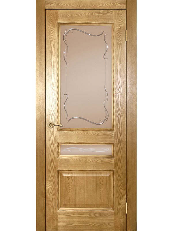 Палермо ДГОБ 2.41 Светлый Антик, багет с тиснением, 2000x500