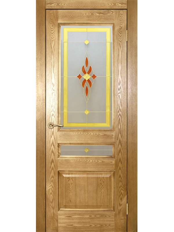 Палермо ДГОБ 2.43 Светлый Антик, багет с тиснением, 2000x400