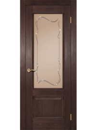 Классика ДГОБ 2.41 Мореный ясень, багет с тиснением, 2000x400