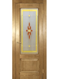 Классика ДГОБ 2.43 Светлый Антик, багет с тиснением, 2000x400