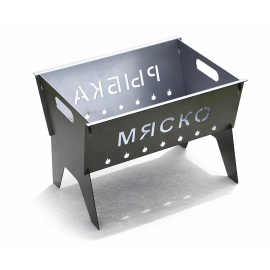 Разборный мангал "Мяско Рыбка" металл 1,8мм